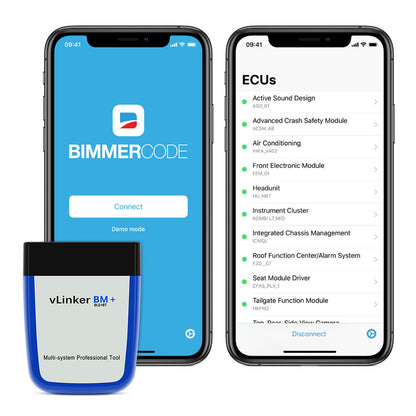 Vgate VLinker BM+ Trådlös BT4.0 OBD2 Kodläsare för Android iOS