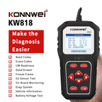 Konnwei KW818 Universell OBD2 Scanner för Bildiagnos Felkodsläsare