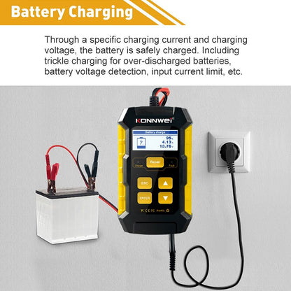 Original KONNWEI KW510 12V Batteritestare och Reparationsverktyg