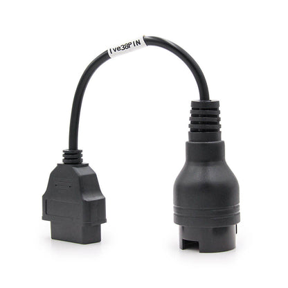 Truck OBD2 Adapter 38 Pin Connector for Iveco Male to OBD2 16Pin Female