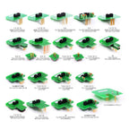 LED BDM Ram med 4 Prober och BDM 22 Adaptrar Testverktyg