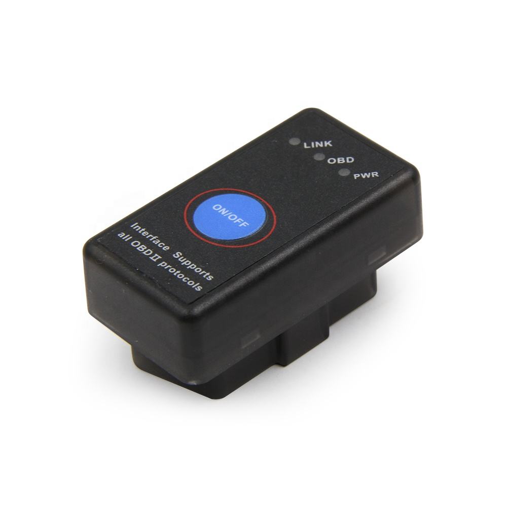 Mini ELM327 OBD2 Scanner Trådlös V1.5 med Strömbrytare