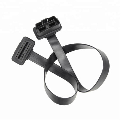 Top Quality 16-pin Male to Female OBD Extension Flat Cable