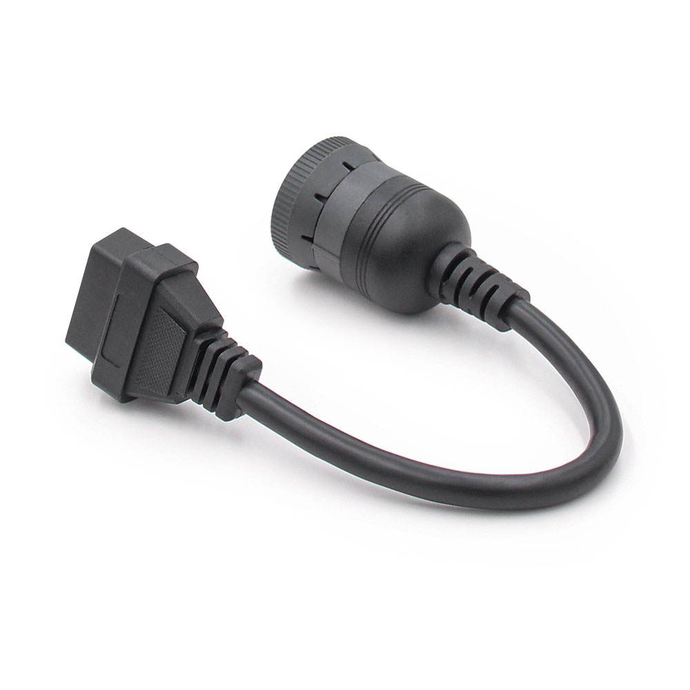 OBDII J1939 9Pin Diesel till OBD2 16Pin Adaptern