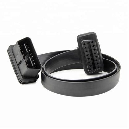 Top Quality 16-pin Male to Female OBD Extension Flat Cable