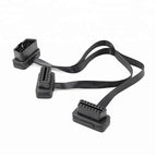 Y Type Flat OBD Obd2 Splitter Cable