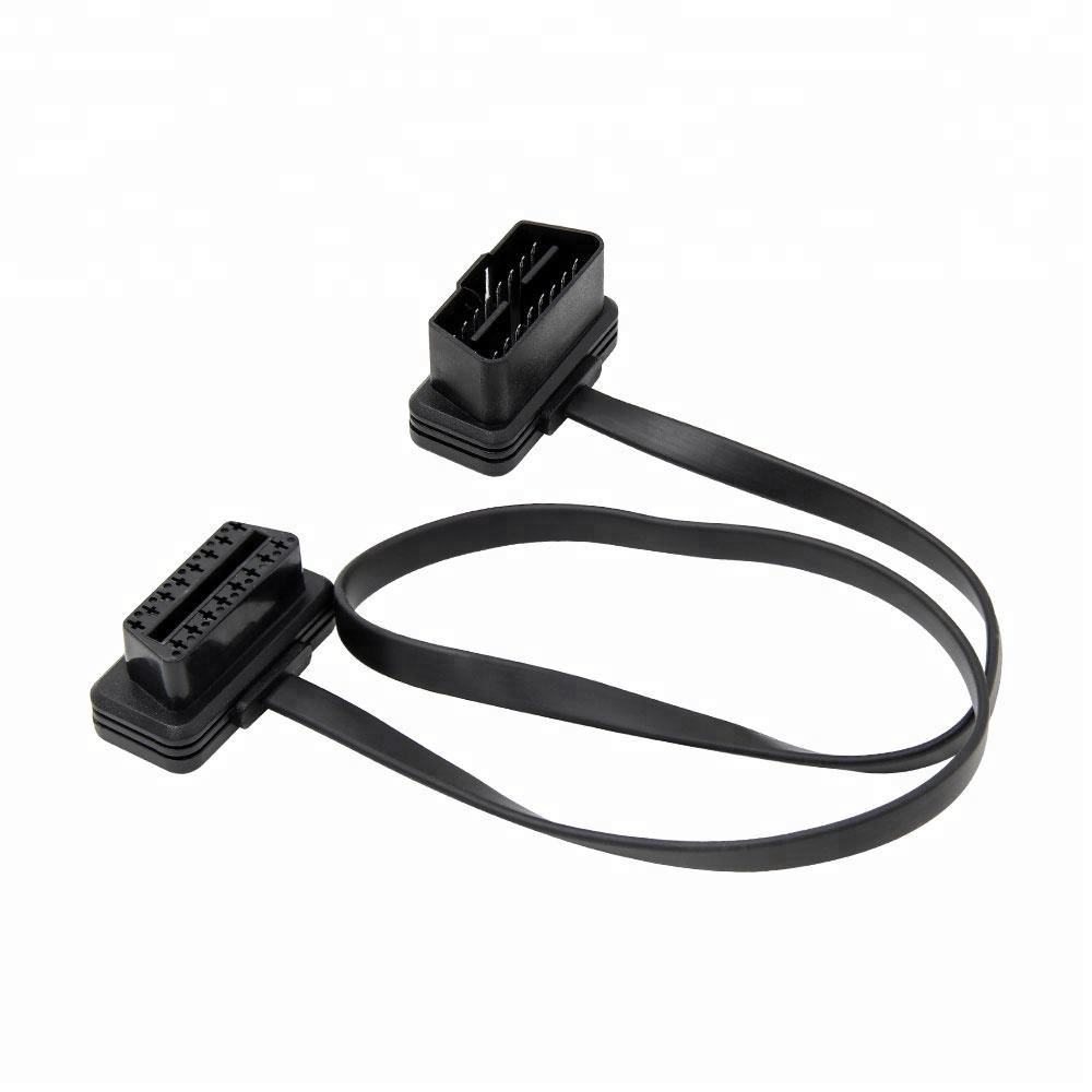 OBD2 Kabel Förlängning 16pin OBD Kabel 60cm 12v 24v