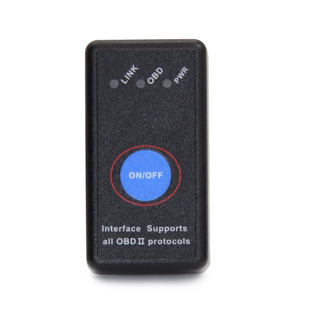 Mini ELM327 OBD2 Scanner Trådlös V1.5 med Strömbrytare