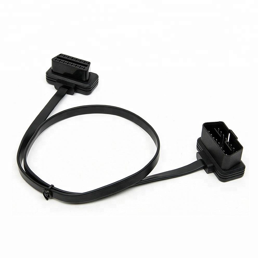 OBD2 Kabel Förlängning 16pin OBD Kabel 60cm 12v 24v