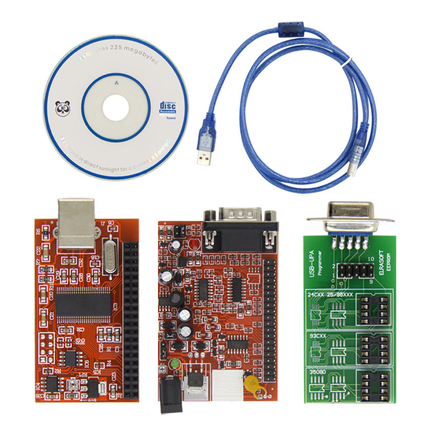 ECU Chip Tuning Tool UPA USB V1.3 med 19 Adaptorer