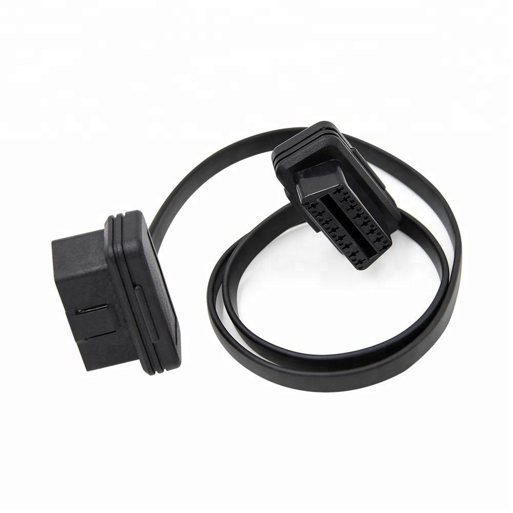 OBD2 Kabel Förlängning 16pin OBD Kabel 60cm 12v 24v