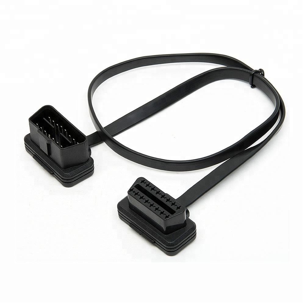 OBD2 Kabel Förlängning 16pin OBD Kabel 60cm 12v 24v