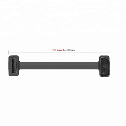 Top Quality 16-pin Male to Female OBD Extension Flat Cable