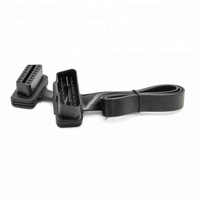 Top Quality 16-pin Male to Female OBD Extension Flat Cable