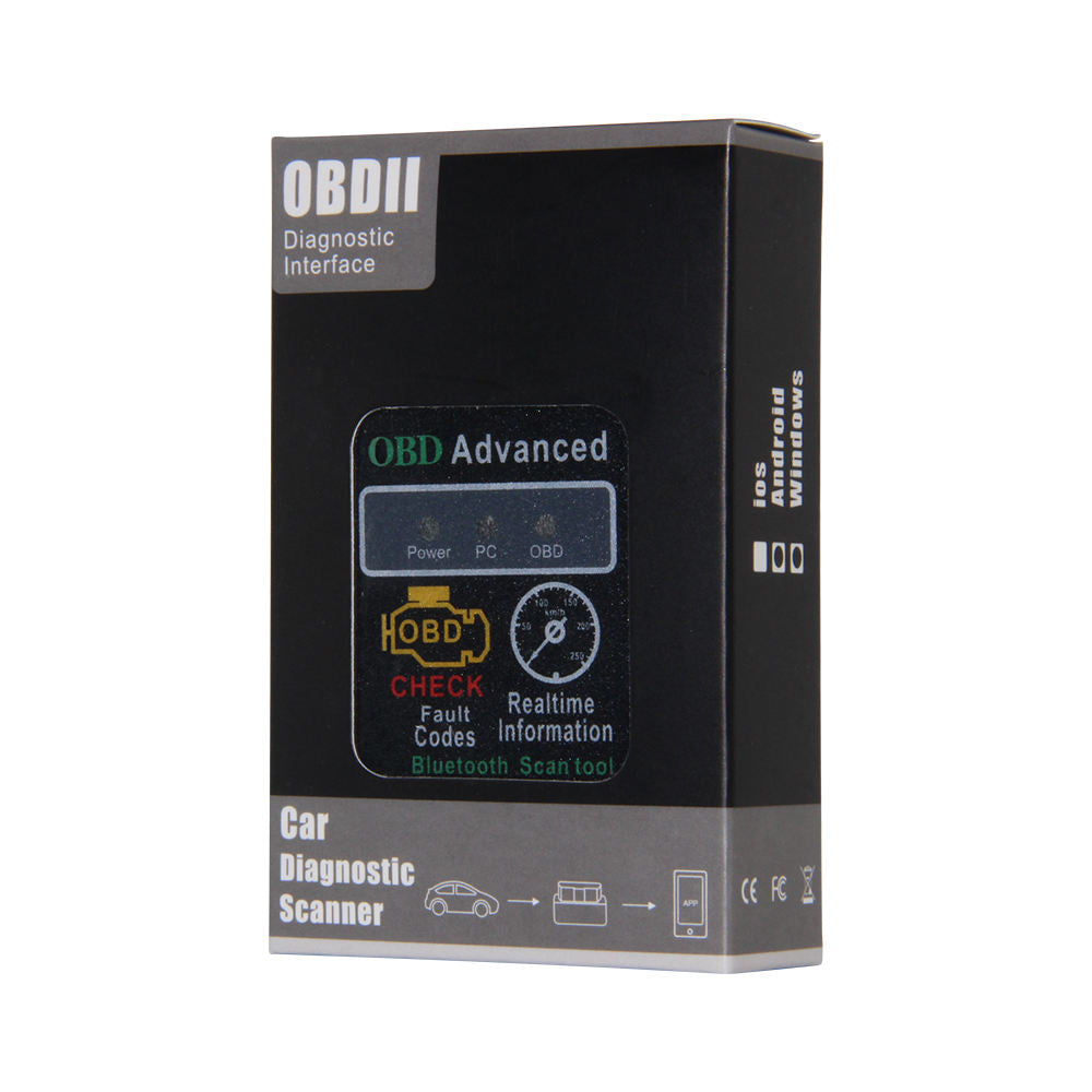 ELM327 V1.5 OBD2 Bluetooth Adapter med 25K80 Chip