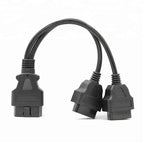 Dual Female Adapter Y OBD2 Konverterad Kabel 30cm Adapterkabel