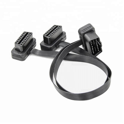 Y Type Flat OBD Obd2 Splitter Cable