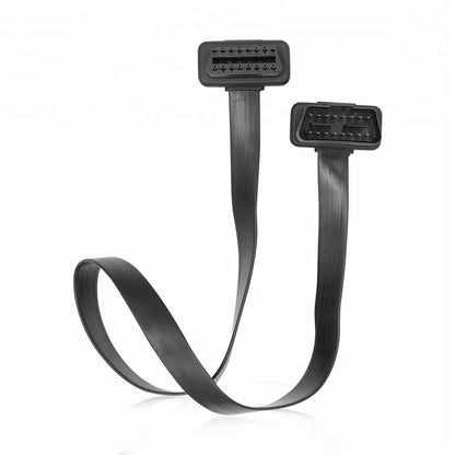 Top Quality 16-pin Male to Female OBD Extension Flat Cable