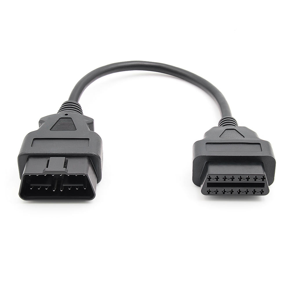 30CM OBD2 Förlängningskabel Han till Hona 16-pin