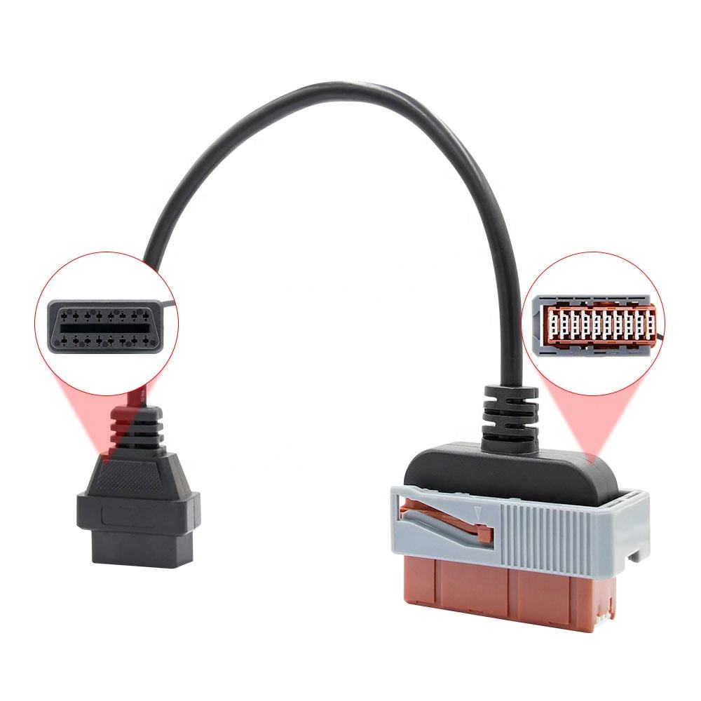30Pin OBD Kabeladapter för Lexia3 Anslutning för Citroen