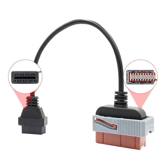 30Pin OBD Kabeladapter för Lexia3 Anslutning för Citroen
