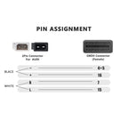 2 X 2pin för Audi till OBD2 16Pin Connector