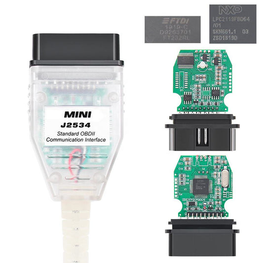FT232RL Chip Mini J2534 OBD2 16pin Diagnostic Scanner för TOYOTA