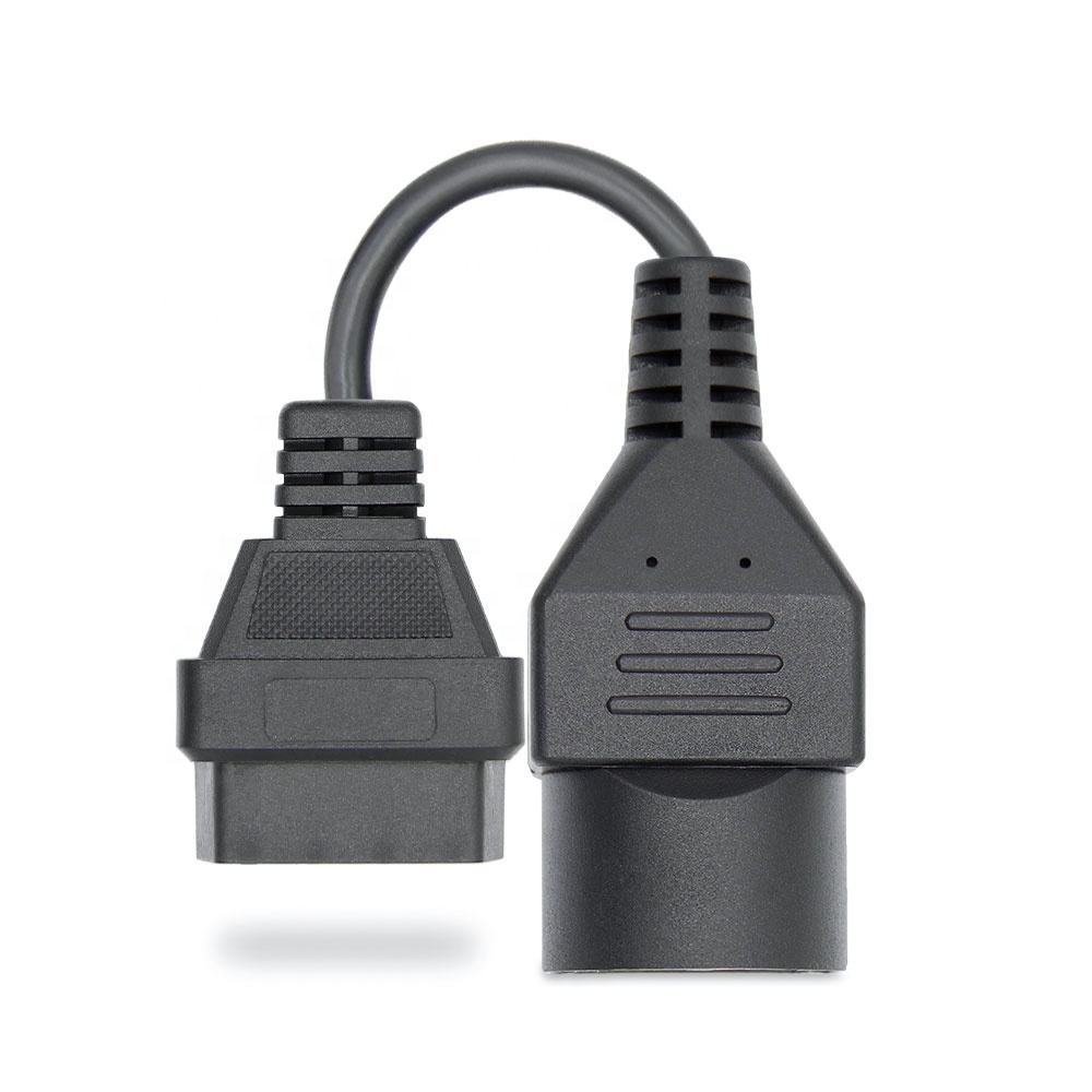 OBDI 17 Pin Kabel för Mazda till OBDII 16 Pin Diagnosverktyg