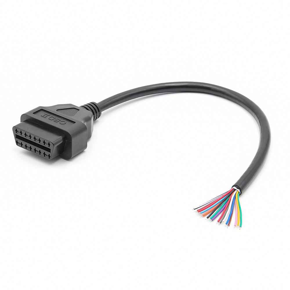 OBD2 16 Pin Female Connector till DIY Förlängningskabel