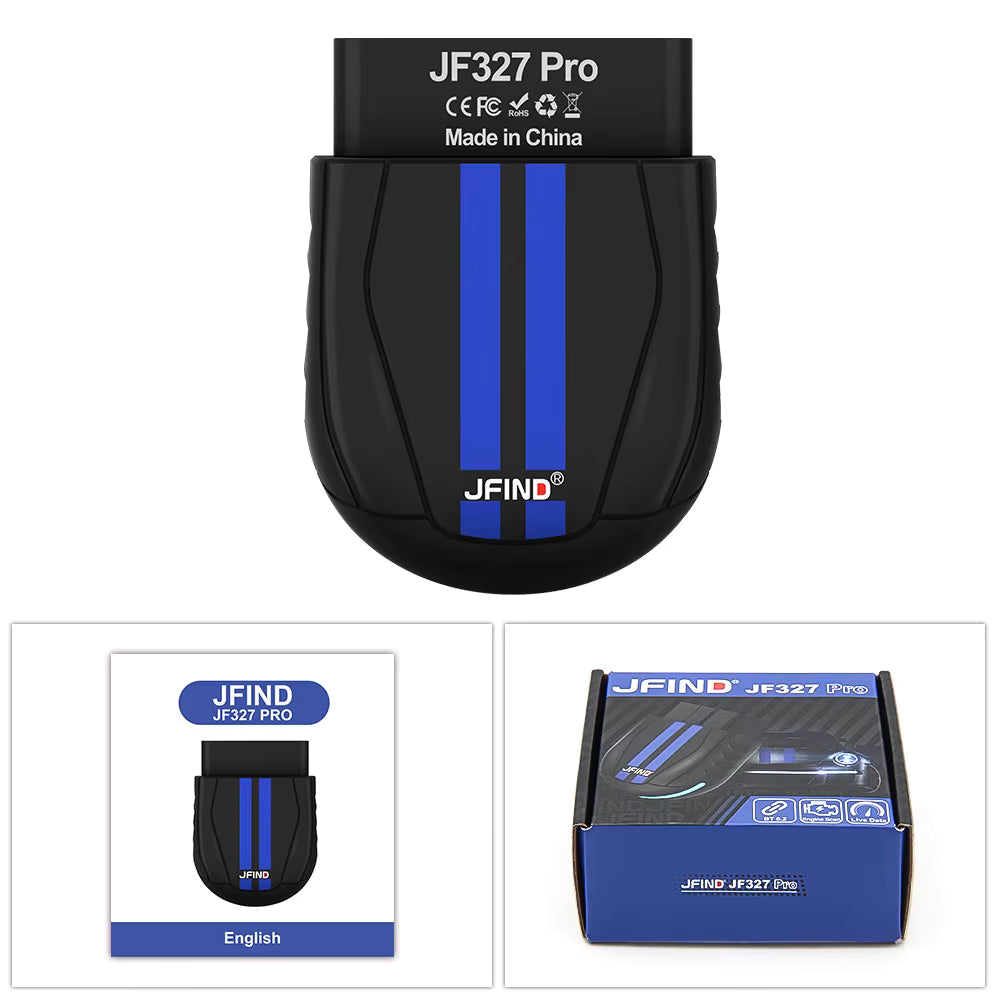 JFIND JF327 Pro ELM327 BT5.1 – OBD2 Bluetooth Felkodsläsare (PIC18F25K80) Felkodsläsare