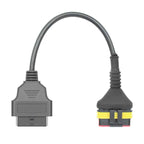 6pin Connector för Benelli OBD2 Motorcykel Adapter