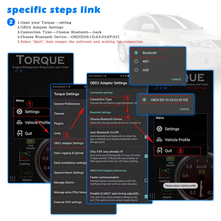 Mini OBD2 Scanner BT4.0 (ELM327) - Felkodsläsare