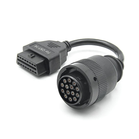 14pin OBD Connector för CAT Lastbilar
