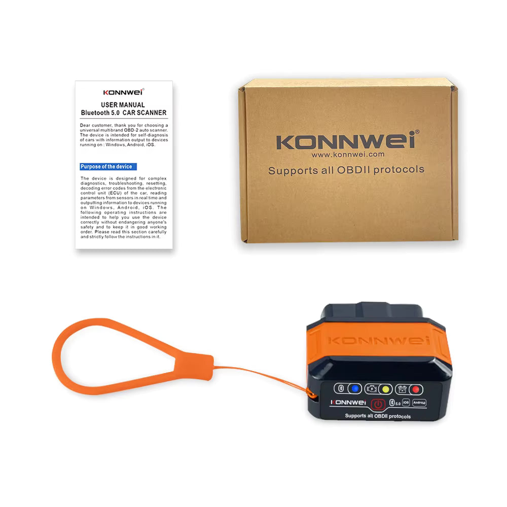 Konnwei KW906 V1.5 OBD2 ELM327 Bluetooth 5.0