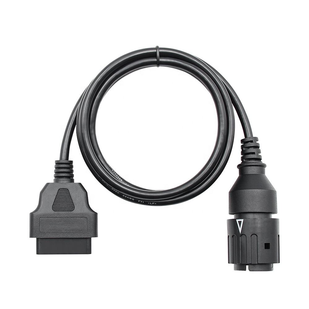 ICOM-D 10pin till 16pin OBD2 Adapterkabel för BMW