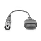 Motorcycle OBD2 Förlängningskontakt Diagnostikkabel 3PIN Yamaha Adapterkabel