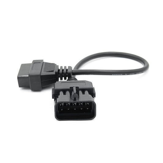 10 Pin till OBD2 16 Pin Connector Kabel för Vauxhall och Opel