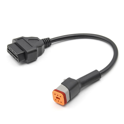 OBD2-kabel för motorcykel 6PIN till 16PIN OBD2-adapter