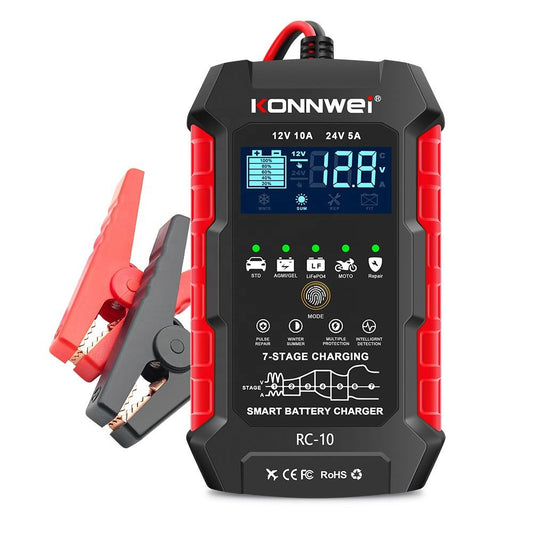 Original Konnwei RC-10 Batteriladdare 12V 24V
