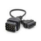 12-pin OBD Connector för GAZ Biladapter 12-pin Lastkabel