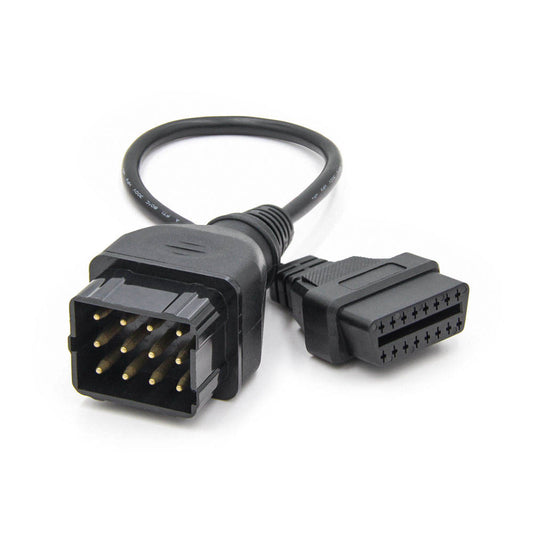 12-pin OBD Connector för GAZ Biladapter 12-pin Lastkabel