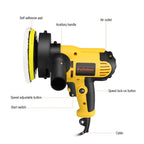 Polermaskin 700W – 5" (12,7 cm) rondell, upp till 3700 rpm (bilvård & vaxmaskin)