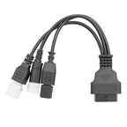 OBD2 Motor Kabel 3 i 1 för Yamaha 3-pin & Honda 6-pin