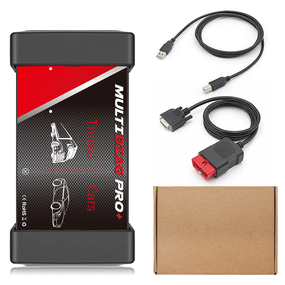 Anpassad V3.0 Dubbelkort Multidiag Pro Fullsystem Bil Lastbil Diagnostik Verktyg 2017.3 Version