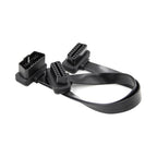 16-pin OBD2 Flat Kabel 30CM - OBD2 Anslutningskabel 2IN1