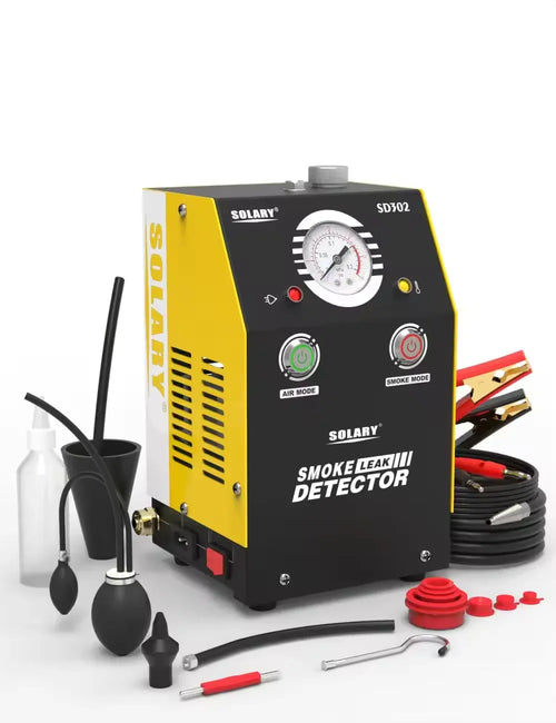 SOLARY SD302 12V Automotive Smoke Leak Detector – Rökprovare för EVAP, insug & avgassystem - Felkodsläsare