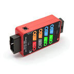 Breakout Box 24V → 12V med OBD-interface – 8-port adapter/jumper