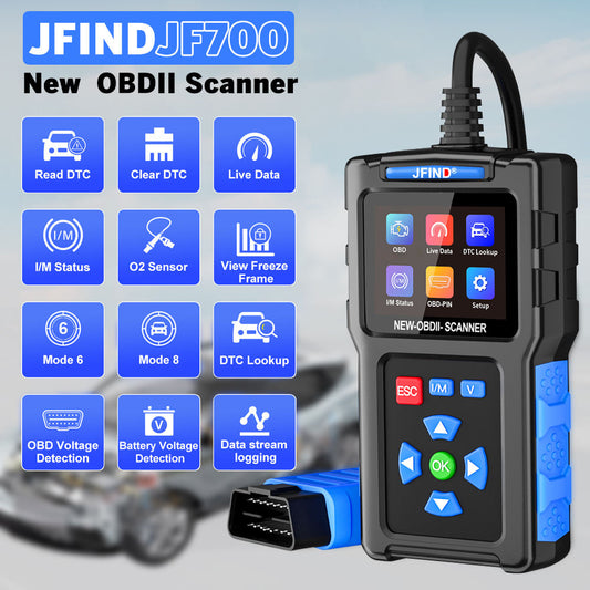 Professionell Universell Bil Kodläsare JFIND JF700 OBD2 Scanner