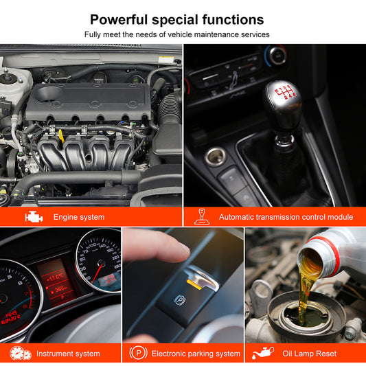KONNWEI KW480 OBD2 Scanner för BMW - Full System Diagnostic Tool