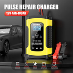 Mini Portable LCD 12V Bilbatteriladdare 12V 5A Tillbehör
